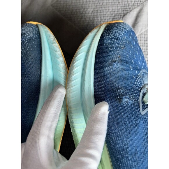 Hoka One One Men's Mach 6 Road Running Shoes Size 8.5D Dusk Shadow Blue/Green - Picture 10 of 12